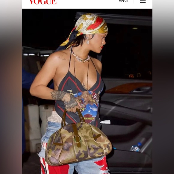 Authentic vintage Christian Dior monogram bag, Rihanna has the same style - Picture 2 of 16